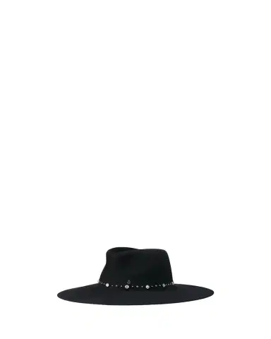 Maison Michel Roy Rock Studs Wool Felt Fedora Hat | Thumbnail 1 Maison Michel Roy Rock Studs Wool Felt Fedora Hat | Thumbnail 1