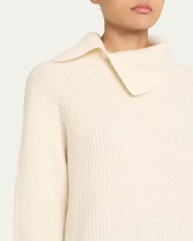 Loulou De Saison Cecil Turtleneck Cashmere Sweater | Thumbnail 3