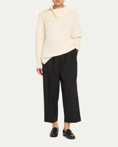Loulou De Saison Cecil Turtleneck Cashmere Sweater | Thumbnail 5