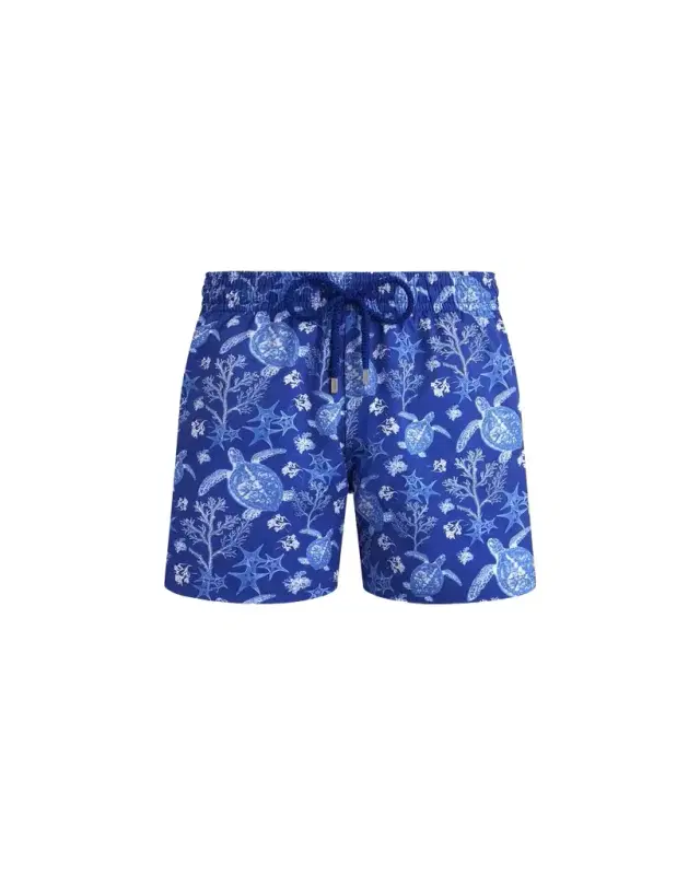 Men's Stretch X-Ray Turtles Swim Trunks