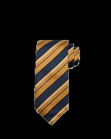 Brioni Men's Silk and Cotton Regimental Stripe Tie | Thumbnail 2