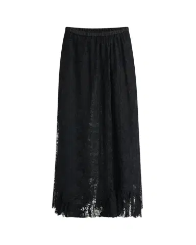 Chloé Flower Lace Ruffle-Hem Maxi Skirt | Thumbnail 1
