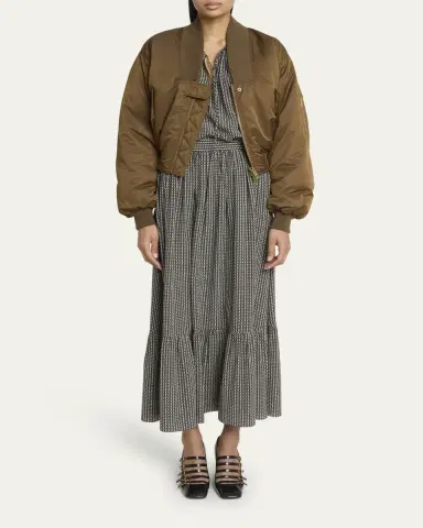 Chloé V-Neck Bomber Jacket | Thumbnail 6 Chloé V-Neck Bomber Jacket | Thumbnail 6