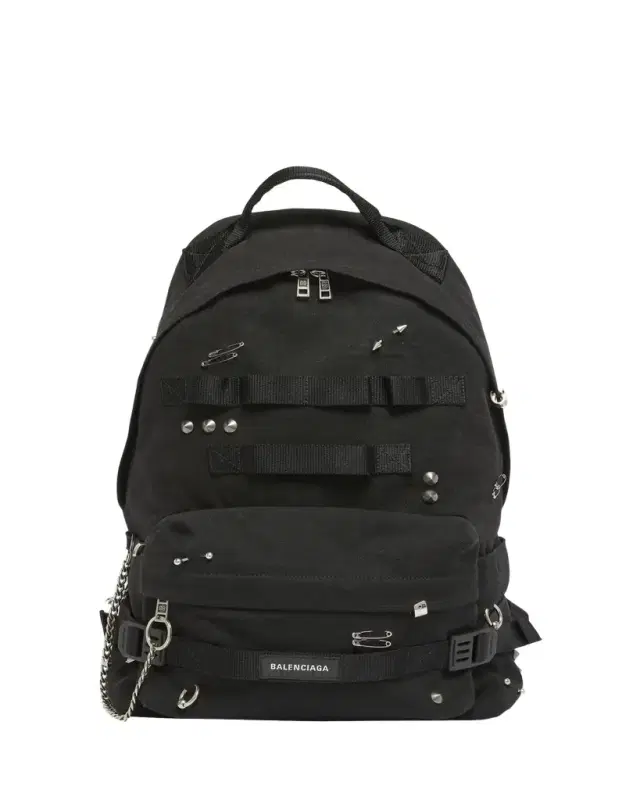 Men's Army Pierced Canvas Backpack