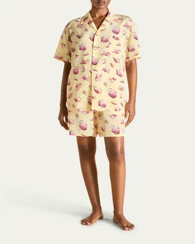 Olivia von Halle Elle Junonia Shell-Print Cami Pajama Set | Thumbnail 2 Olivia von Halle Elle Junonia Shell-Print Cami Pajama Set | Thumbnail 2