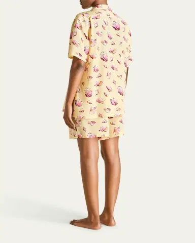 Olivia von Halle Elle Junonia Shell-Print Cami Pajama Set | Thumbnail 3 Olivia von Halle Elle Junonia Shell-Print Cami Pajama Set | Thumbnail 3