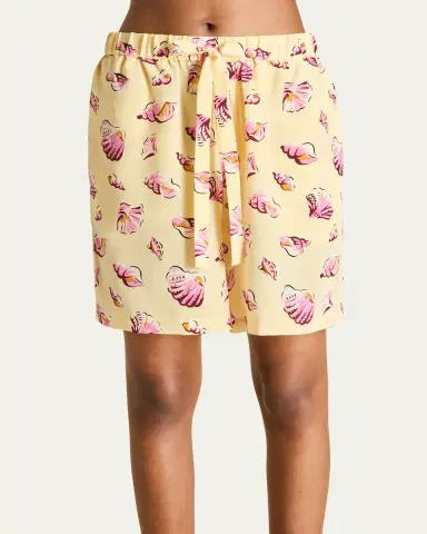 Olivia von Halle Elle Junonia Shell-Print Cami Pajama Set | Thumbnail 5 Olivia von Halle Elle Junonia Shell-Print Cami Pajama Set | Thumbnail 5