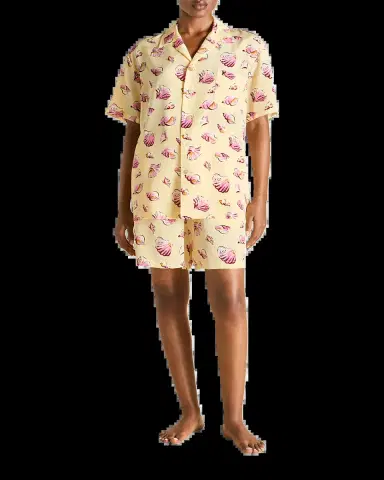 Olivia von Halle Elle Junonia Shell-Print Cami Pajama Set | Thumbnail 7 Olivia von Halle Elle Junonia Shell-Print Cami Pajama Set | Thumbnail 7
