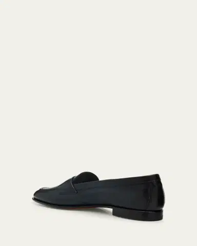 Santoni Famed Leather Loafers | Thumbnail 4
