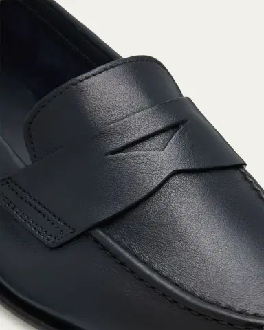 Santoni Famed Leather Loafers | Thumbnail 5