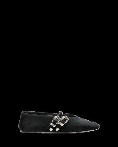 Le Monde Béryl Claudia Calf Hair Ballerina Flats | Thumbnail 2