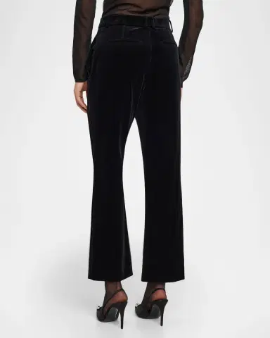 Saint Laurent Velvet Flare Trousers | Thumbnail 16 Saint Laurent Velvet Flare Trousers | Thumbnail 16