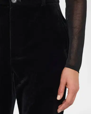 Saint Laurent Velvet Flare Trousers | Thumbnail 18 Saint Laurent Velvet Flare Trousers | Thumbnail 18