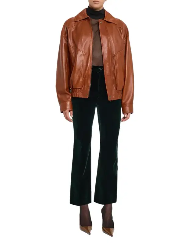 Velvet Flare Trousers