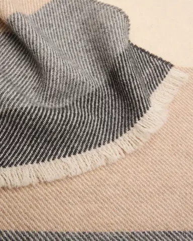 Brunello Cucinelli Men's Uneven Plaid Wool-Cashmere Scarf | Thumbnail 4 Brunello Cucinelli Men's Uneven Plaid Wool-Cashmere Scarf | Thumbnail 4