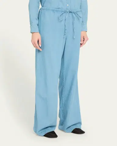 Sprwmn Kauai Chambray Drawstring Pants | Thumbnail 4