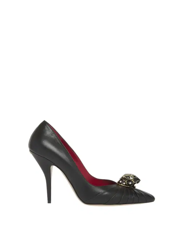 Pas de Chat Leather Pumps
