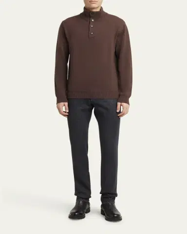 Brioni Men's Slim Denim Stretch Jeans | Thumbnail 2 Brioni Men's Slim Denim Stretch Jeans | Thumbnail 2