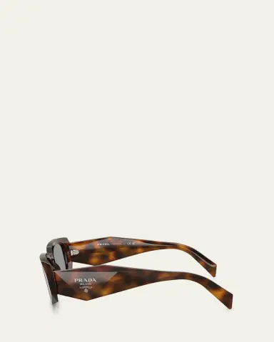 Prada Acetate Rectangular Sunglasses | Thumbnail 3 Prada Acetate Rectangular Sunglasses | Thumbnail 3