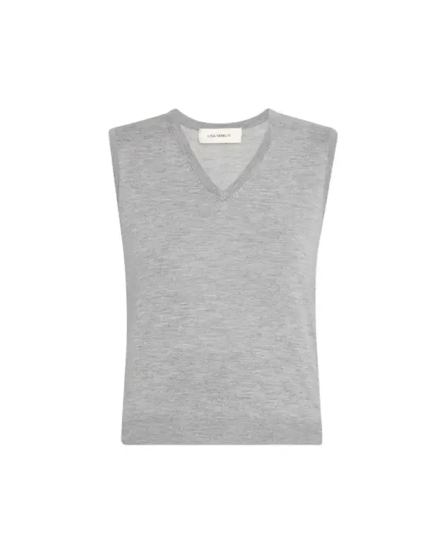 Lisa Yang Lauri Sleeveless Cashmere Top