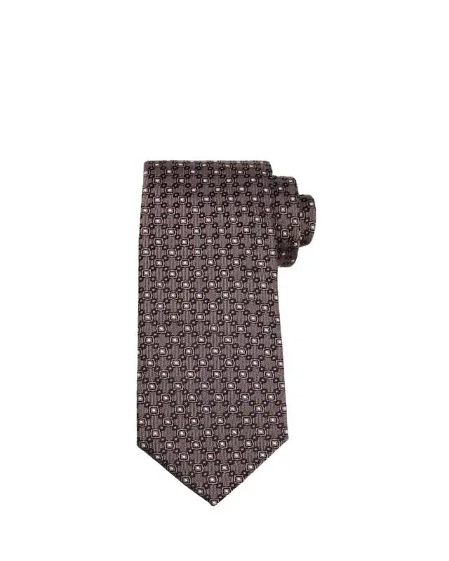 Brunello Cucinelli Men's Silk and Cotton Jacquard Tie