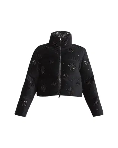 Moncler Nelles Embellished Down Puffer Jacket | Thumbnail 1 Moncler Nelles Embellished Down Puffer Jacket | Thumbnail 1
