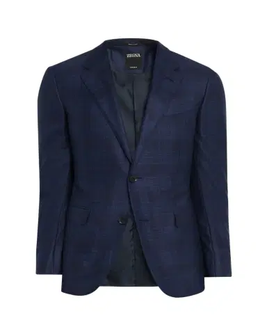 ZEGNA Men's Wool Tonal Plaid Single-Breasted Sport Coat | Thumbnail 1