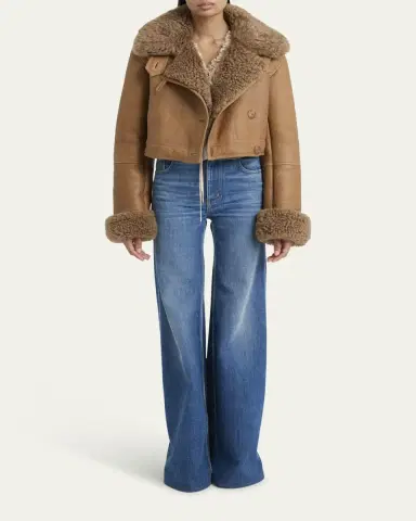 Chloé Rigid Denim Wide-Leg Pants | Thumbnail 2