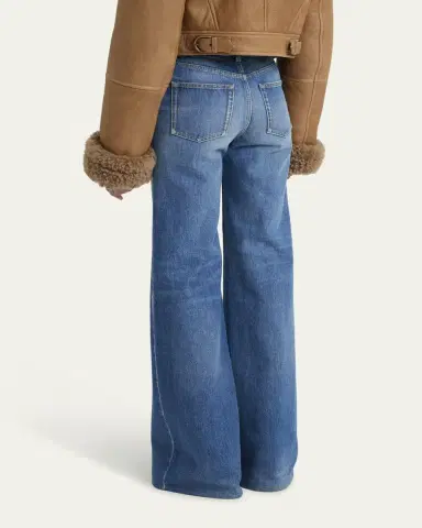 Chloé Rigid Denim Wide-Leg Pants | Thumbnail 3