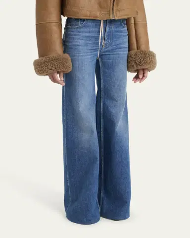 Chloé Rigid Denim Wide-Leg Pants | Thumbnail 4