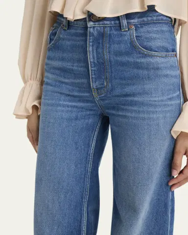 Chloé Rigid Denim Wide-Leg Pants | Thumbnail 5