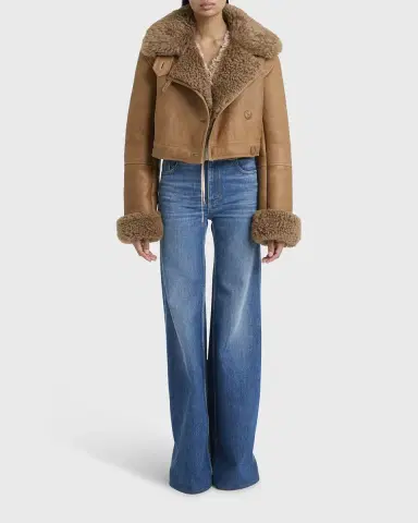 Chloé Rigid Denim Wide-Leg Pants | Thumbnail 6