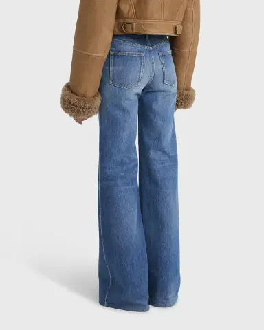 Chloé Rigid Denim Wide-Leg Pants | Thumbnail 7