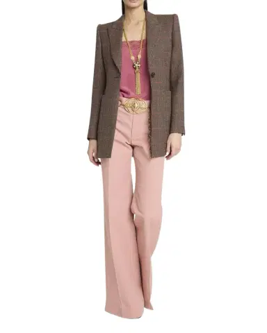Chloé Plaid Single-Breasted Jacket | Thumbnail 1 Chloé Plaid Single-Breasted Jacket | Thumbnail 1