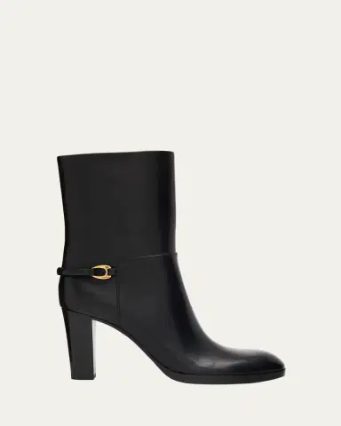 Saint Laurent Sulpice Smooth Leather Booties | Thumbnail 6 Saint Laurent Sulpice Smooth Leather Booties | Thumbnail 6