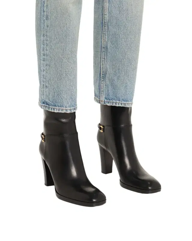 Sulpice Smooth Leather Booties