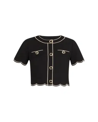 Ramy Brook Sandra Scallop-Trim Top | Thumbnail 1 Ramy Brook Sandra Scallop-Trim Top | Thumbnail 1