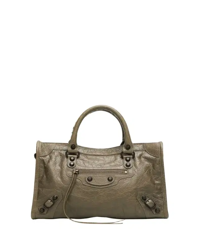 Balenciaga Le City Small Leather Top-Handle Bag