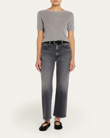 OFFICINE GÉNÉRALE Edmee Ribbed Tee | Thumbnail 2