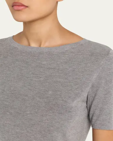 OFFICINE GÉNÉRALE Edmee Ribbed Tee | Thumbnail 5