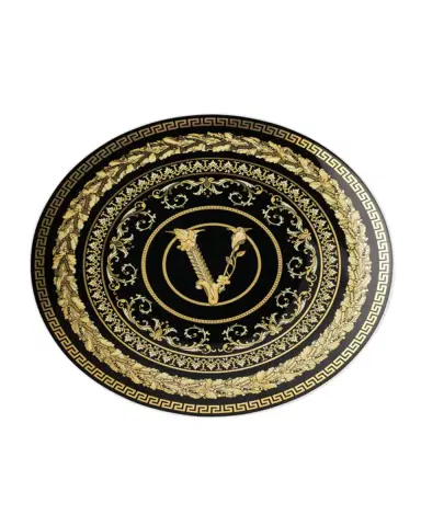 Versace Virtus Gala Black Bread & Butter Plate | Thumbnail 2