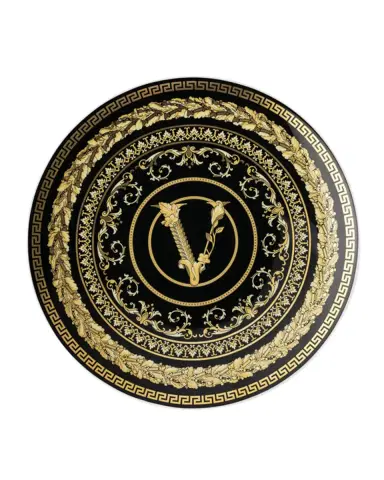 Versace Virtus Gala Black Bread & Butter Plate | Thumbnail 1