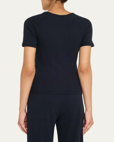 Kule The Elzi Ribbed T-Shirt | Thumbnail 3 Kule The Elzi Ribbed T-Shirt | Thumbnail 3
