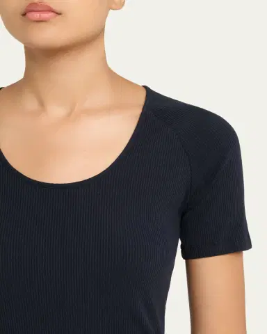 Kule The Elzi Ribbed T-Shirt | Thumbnail 5 Kule The Elzi Ribbed T-Shirt | Thumbnail 5