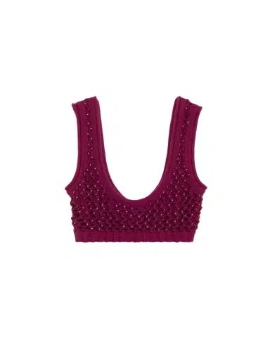 Diotima Lady Embellished Knit Bralette | Thumbnail 1 Diotima Lady Embellished Knit Bralette | Thumbnail 1