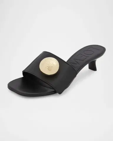 Loewe Pebble Leather Slide Sandals | Thumbnail 2 Loewe Pebble Leather Slide Sandals | Thumbnail 2