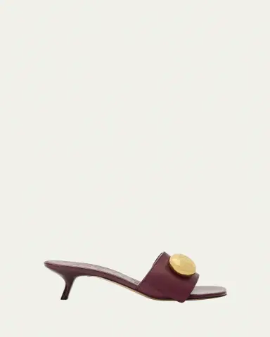 Loewe Pebble Leather Slide Sandals | Thumbnail 6 Loewe Pebble Leather Slide Sandals | Thumbnail 6