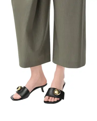 Loewe Pebble Leather Slide Sandals | Thumbnail 1 Loewe Pebble Leather Slide Sandals | Thumbnail 1