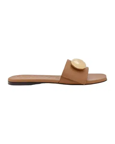 Loewe Pebble Leather Slide Sandals | Thumbnail 1 Loewe Pebble Leather Slide Sandals | Thumbnail 1