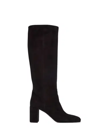 Prada Suede Knee-High Boots | Thumbnail 1